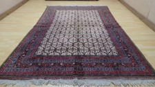 Large Persain Carpet Rug Hand Made Wool Vintage Living Room 9ft 10" x 6ft 9"