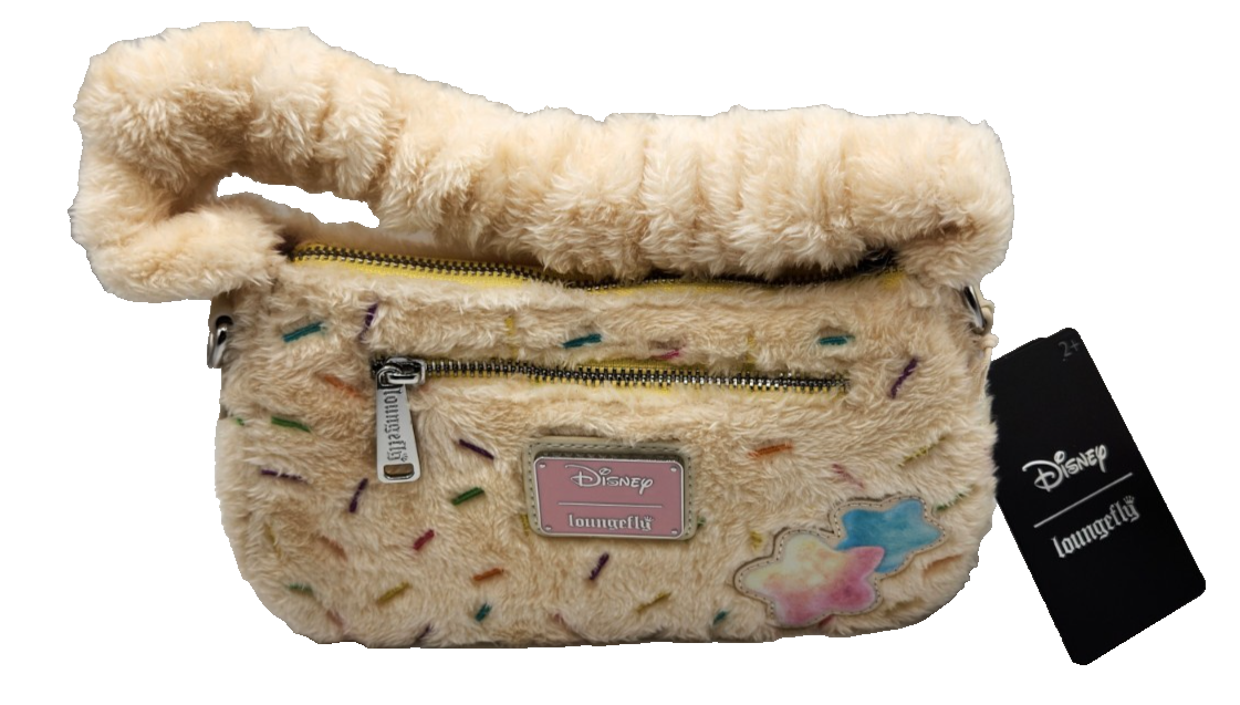 Zootopia 2 Officer Clawhauser Cotton Candy Plush Cosplay Crossbody