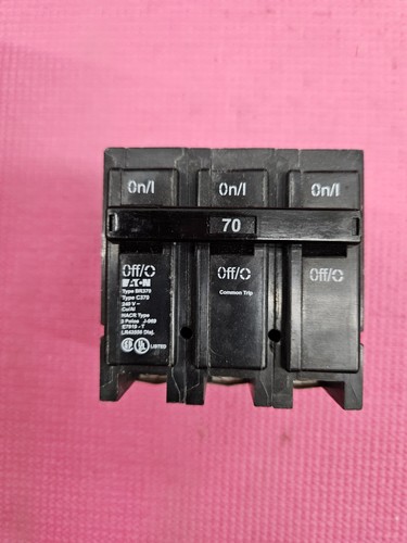 Eaton BR370 Miniature Circuit Breakers BR 3P 70A 240V 50/60Hz
