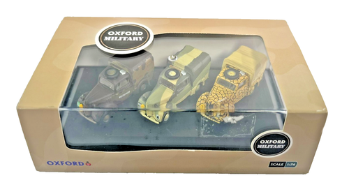 76SET22 Oxford Diecast 1:76 Scale OO Gauge Austin Tilly 3 piece Set - New & Rare - Picture 3 of 4