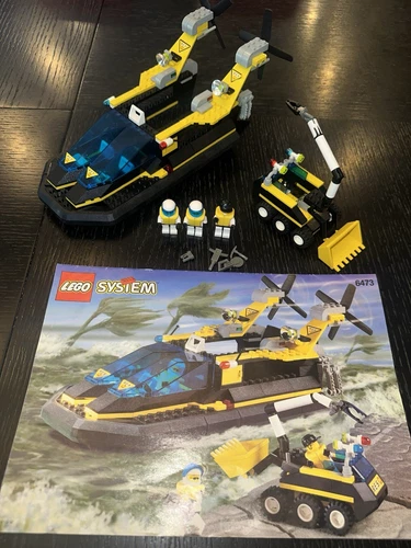 LEGO Vintage Town RES-Q CRUISER (6473) 100% COMPLETE With Instructions