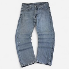 Levi’s 505 Jeans Men’s 38x32 Slim Fit Straight Leg Light Blue Mid Rise