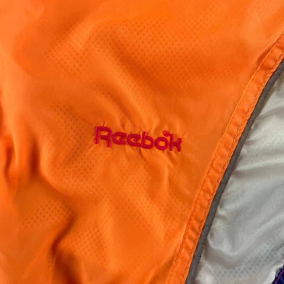 Reebok Jacket Mens M Vintage Track Colorblock Windbreaker Retro 90s Sportswear - Image 3 of 4
