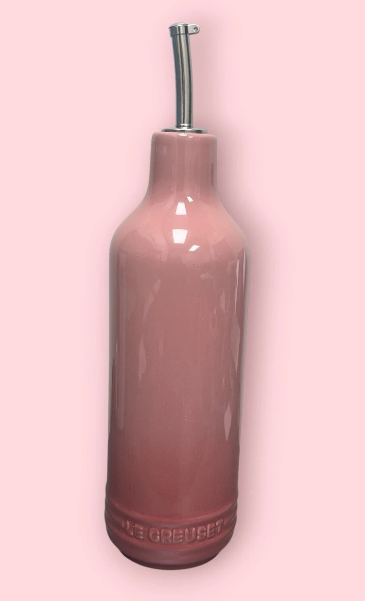 Le Creuset Stoneware Signature Oil Cruet (Rose Quartz) ~~ NIB