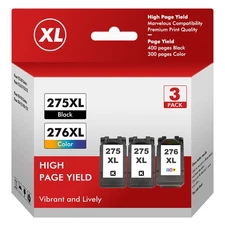PG-275XL CL-276XL Ink Cartridges for Canon PIXMA TS3500 TS3520 TR4700 TR4722 lot