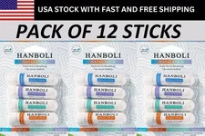 New Nasal Stick Pack OF 12 Enhance Breathing + Boost Focus Breathe Vapor HANBOLI