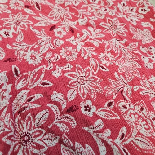Appleseed's Floral Red Button Up Blouse Long Sleeve Women's 3X Plus Femine - Picture 3 of 7