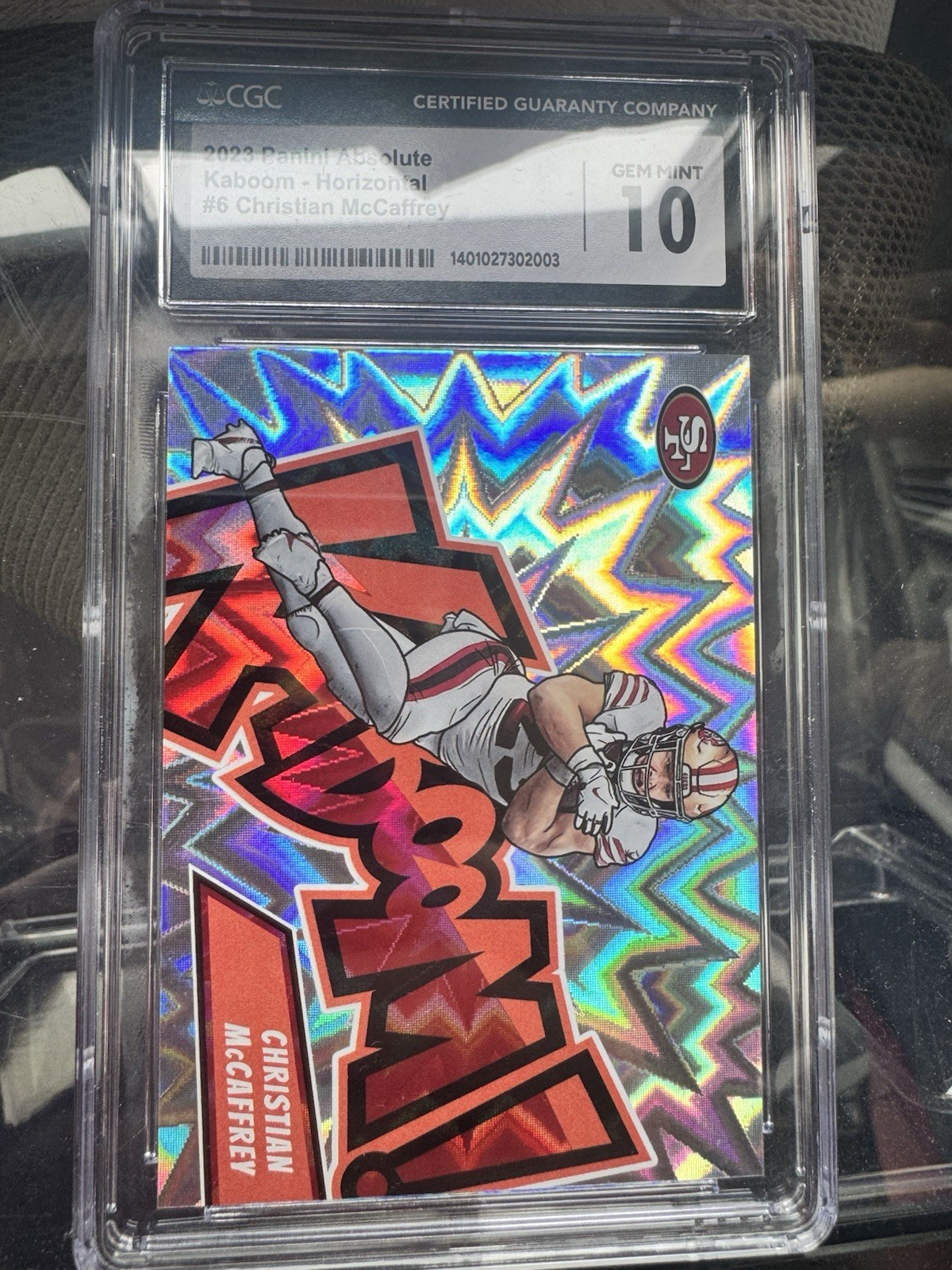 2023 Panini Absolute - Kaboom! Horizontal Christian McCaffrey #6