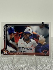 2025 Topps Update Series #US195 Isaac Paredes GOLDEN MIRROR Photo Variation SSP