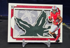 2025 National Treasures Quinshon Judkins Jumbo RC Buckeye Leaf Patch* READ🔥