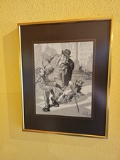 Original Tuschezeichnung von VIKTOR SCHRAMM (1865-1929) sig.&dat.