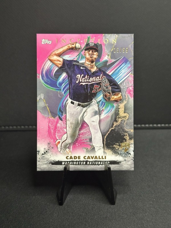 2023 Topps Inception Cade Cavalli /99 Magenta #43 (RC) Nationals Rookie