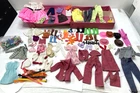VINTAGE DOLL CLOTHES BARBIE SIZE WITH CASE OUTFITS ACCESSORIES DRESS SHOES BOOTS