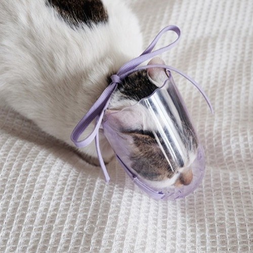 Anti-bite Kitten Mouth Cover Breathable Pet Grooming Mask Lick Stop - Picture 8 of 13
