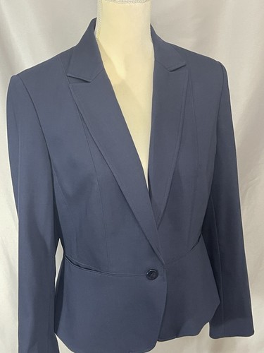 Talbots dunkelblau Anzug Jacke Blazer Wolle Karriere Business Damengröße 8 neu ohne Etikett - Bild 5 von 12