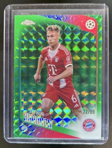 2025-26 Topps Chrome UEFA CC Joshua Kimmich Green Geometric Refractor #/99