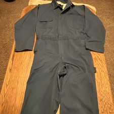 Vintage Big Mac Coveralls Mens 36S Blue Workwear Utility