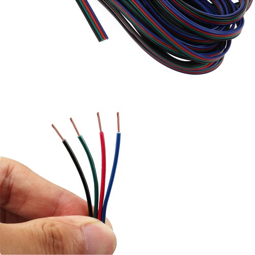 FOXNOVO 10M 4-pin RGB Extension Cable Line for 5050 / 3528 RGB Strip - 第 4/6 張圖片