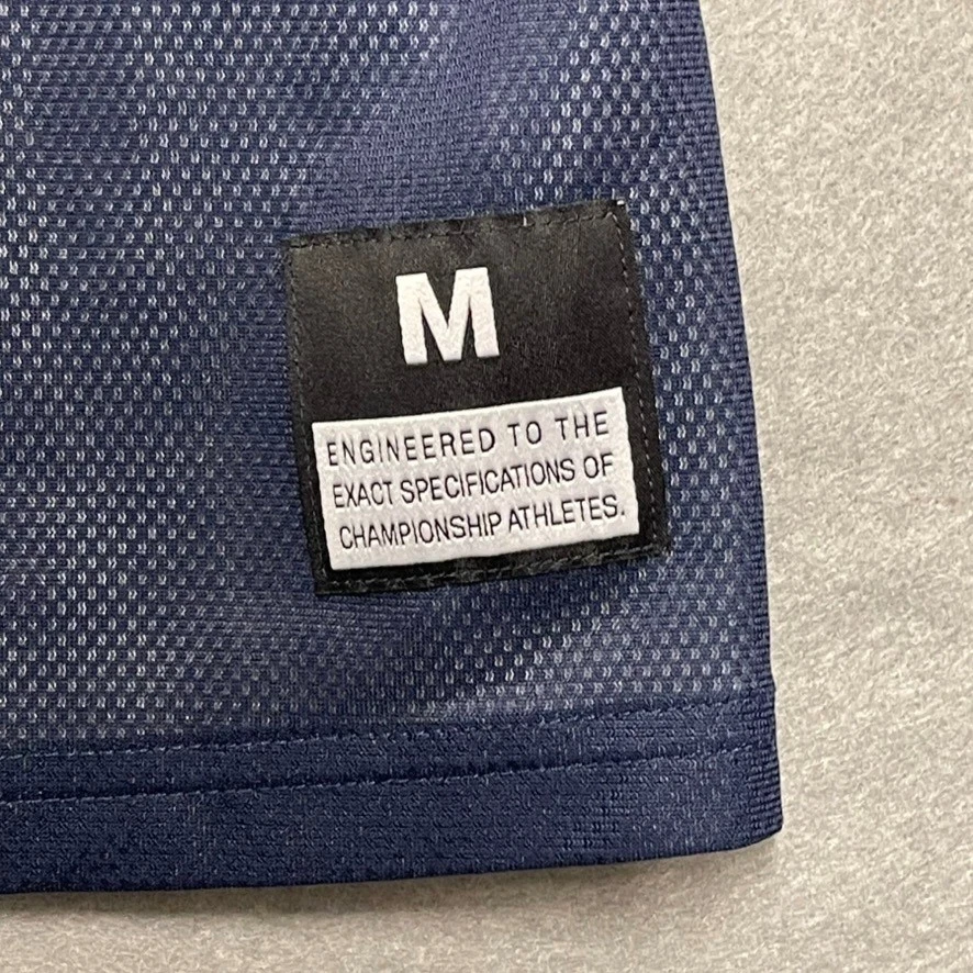 Мужская футболка Team USA Lacrosse средний размер сине-белая Nike двусторонний сетчатый тренировочный топ - Изображение 3 из 4