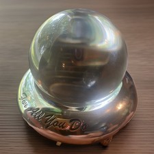 Vintage  Thanks For All You Do  Crystal Ball ...