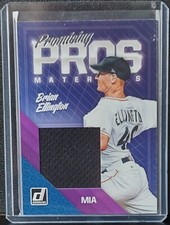 2018 Donruss Promising Pros Brian Ellington Relic #PPM-BE Miami Marlins