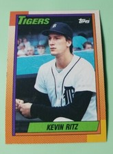 1990 Topps Baseball Card #237 Kevin Ritz Rookie - Detroit Tigers 