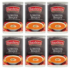 Baxters Luxury Lobster Bisque Tinned Soup 400g PACK OF 6