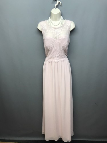 NEW Showcase by Dorothy Perkins Pink Sheer Occasion Maxi Dress UK 12 EUR 40 US 8 - Picture 2 of 12