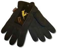 1663 EXTA LARGE HEATLOK Deerskin Leather Palm Winter Gloves, Fleece Lining