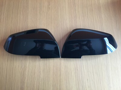 GLOSS BLACK WING MIRROR CAPS COVER BMW 1 SERIES F20 F21 HATCHBACK 2012-2019