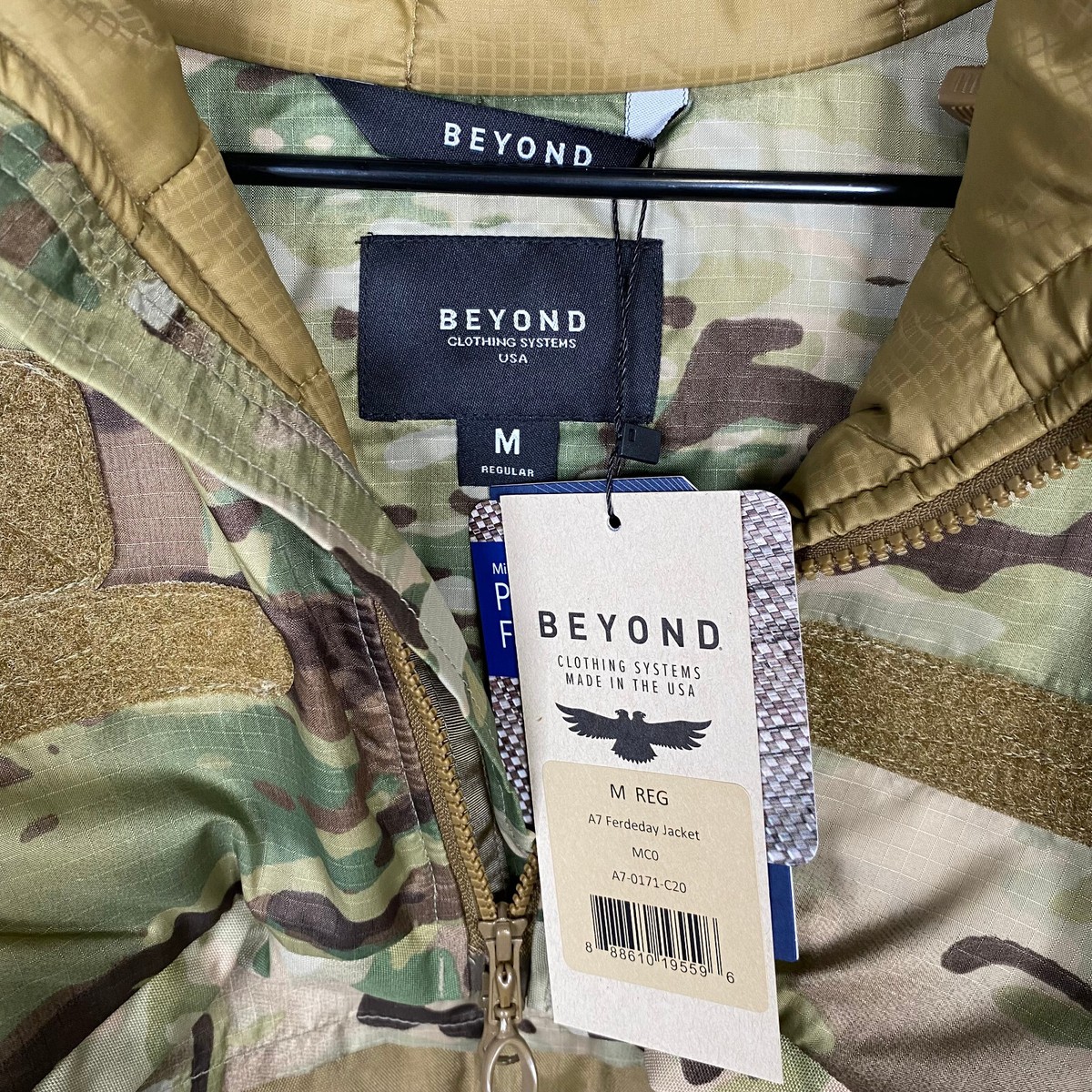Beyond Clothing A7 FEREDAY JACKET OCP Multicam 1/2 Jacket Hoodie 