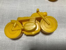 1970  s Vintage Weebles Romper Room Camper Motorcycle Yellow Plastic