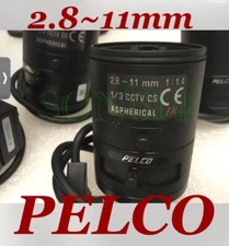 Pelco 13VDIR2-8-11 Security Lens W/2.8-11mm “IR” ASPHERICAL 1:1.4 1/3 CS TESTED!