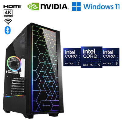 Gamer PC Intel Ultra 5 245k RTX 5080 250GB SSD 2TB HDD 32GB DDR5 RAM Windows 11