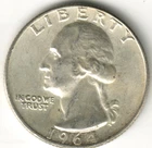 USA - 1964P - Washington ¼ $ - Silver Eagle - no mint mark - #12214RG