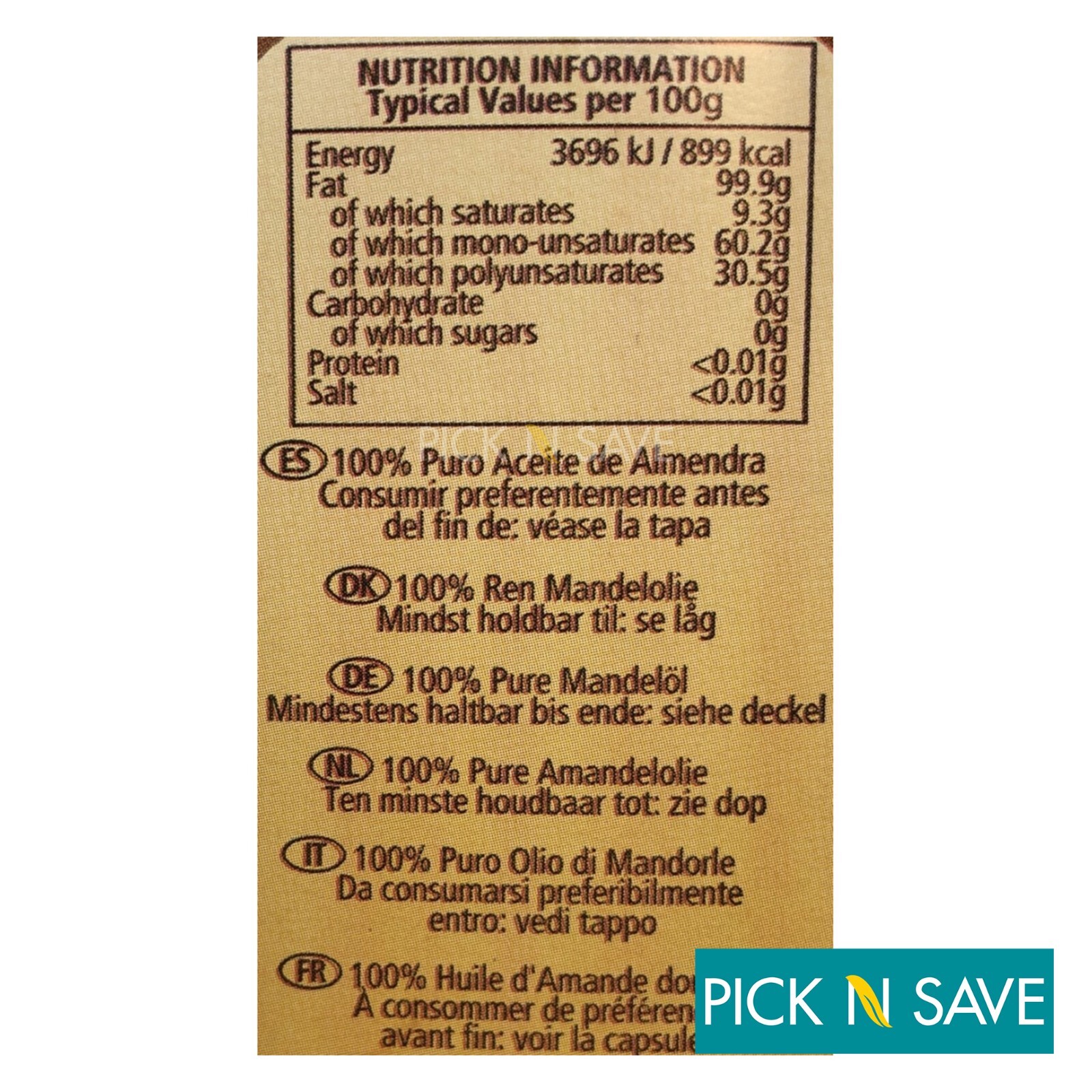 KTC Pure Almond Oil for Hair Growth and Skin Care Frying, Baking All