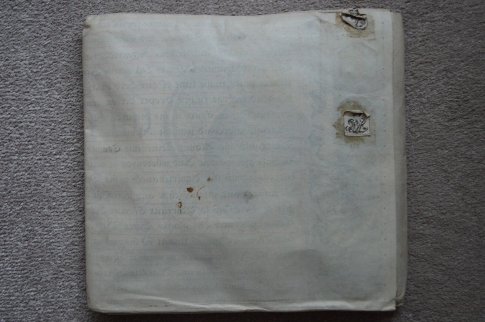 LARGE VELLUM RECOVERY INDENTURE HISTORICAL DOCUMENT HERTS 111