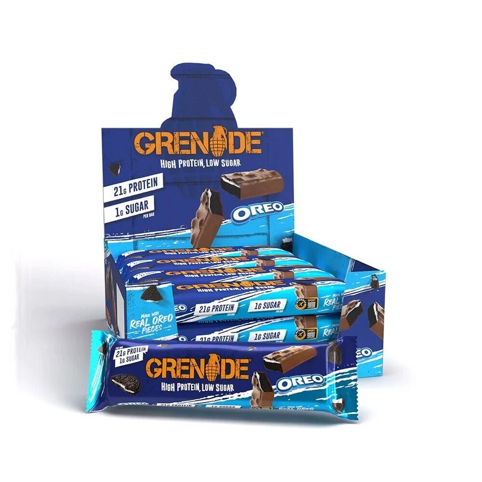 Grenade OREO Protein Bar - High Protein, Low Sugar - 12 x 60g