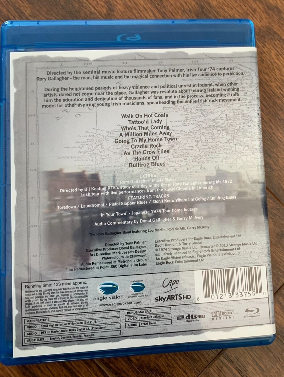 Rory Gallagher - Irish Tour '74 Blu-ray EX 801213337590| eBay