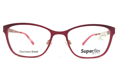Superflex Kids Eyeglasses Frames SFK-228 M109 Pink Apricot Cat Eye 47-16-130