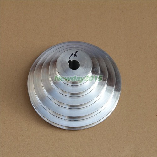 1pcs A-groove 5 Step Pulley for Motor shaft drive Size 14mm to 28mm Bore - Picture 3 of 4