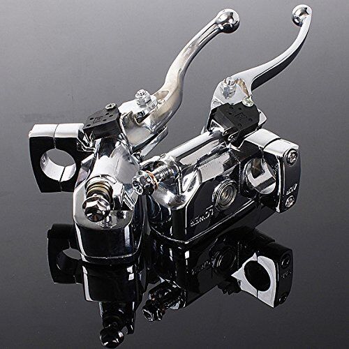 1" Motorrad Bremshebel&Kupplungshebel Hydraulikbremse Bremszylinder Universal DE - Bild 3 von 7
