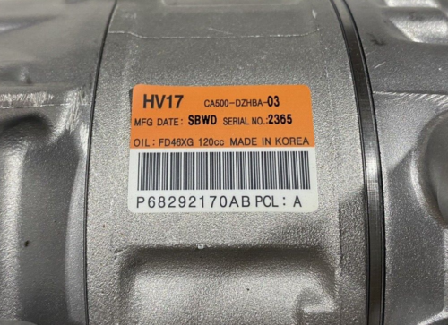 PO#4 NEW OEM 19-23 Jeep Wrangler 19-21 RAM 1500 3.6L A/C Compressor 68292170AB - Picture 4 of 7