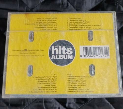 THE HITS ALBUM - Double Cassette - RICK ASTLEY, WHITNEY HOUSTON, YAZZ, - Used - Picture 2 of 7