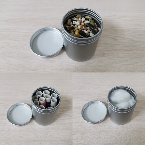 4.4 oz Round Aluminum Cans Tin Can Screw Top Metal Lid Containers 130ml, 1pcs - Picture 5 of 5