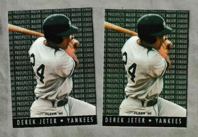 MLB カード / トラウト, ボンズ, ジーター含む計7選手 / 10 1995 FLEER PROSPECTS DEREK JETER #7 of 10 ERROR CARD and