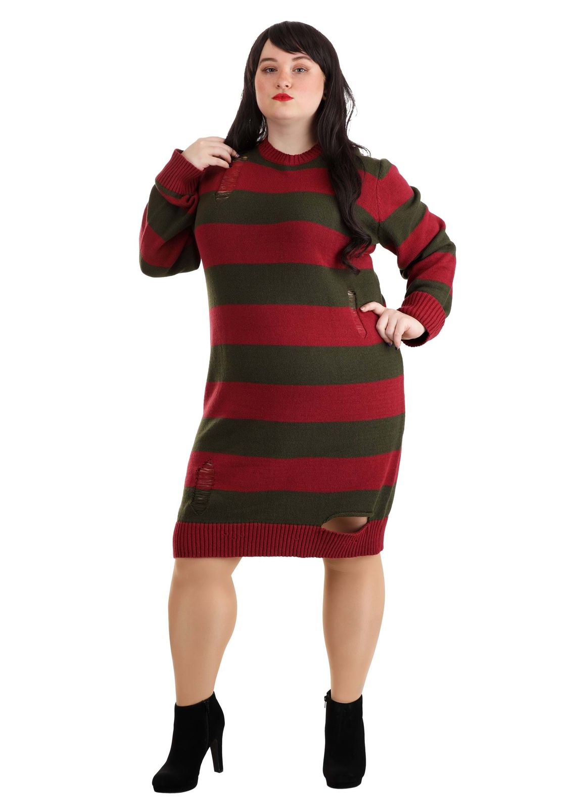 Freddy Krueger Plus Size Dress Costume 