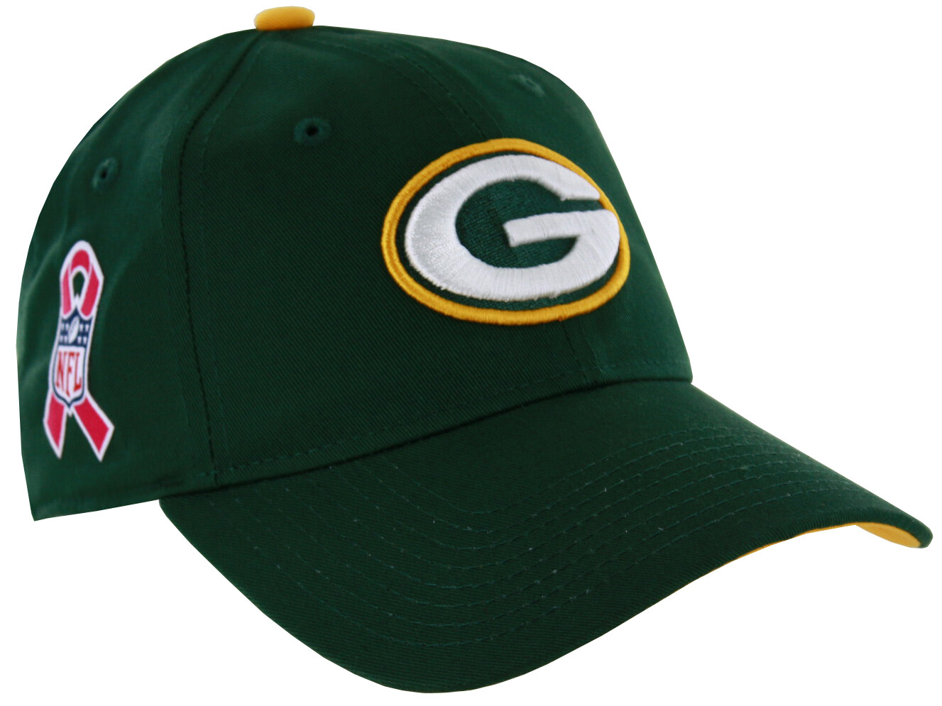 Женская регулируемая шляпа Green Bay Packers Sideline 9FORTY BCA с боковой линией 4890₽