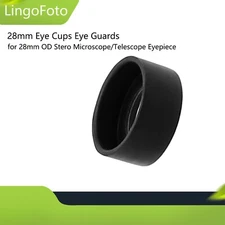 28mm Rubber Eye Cups Eye Guards for 28mm OD Stero Microscope/Telescope Eyepiece