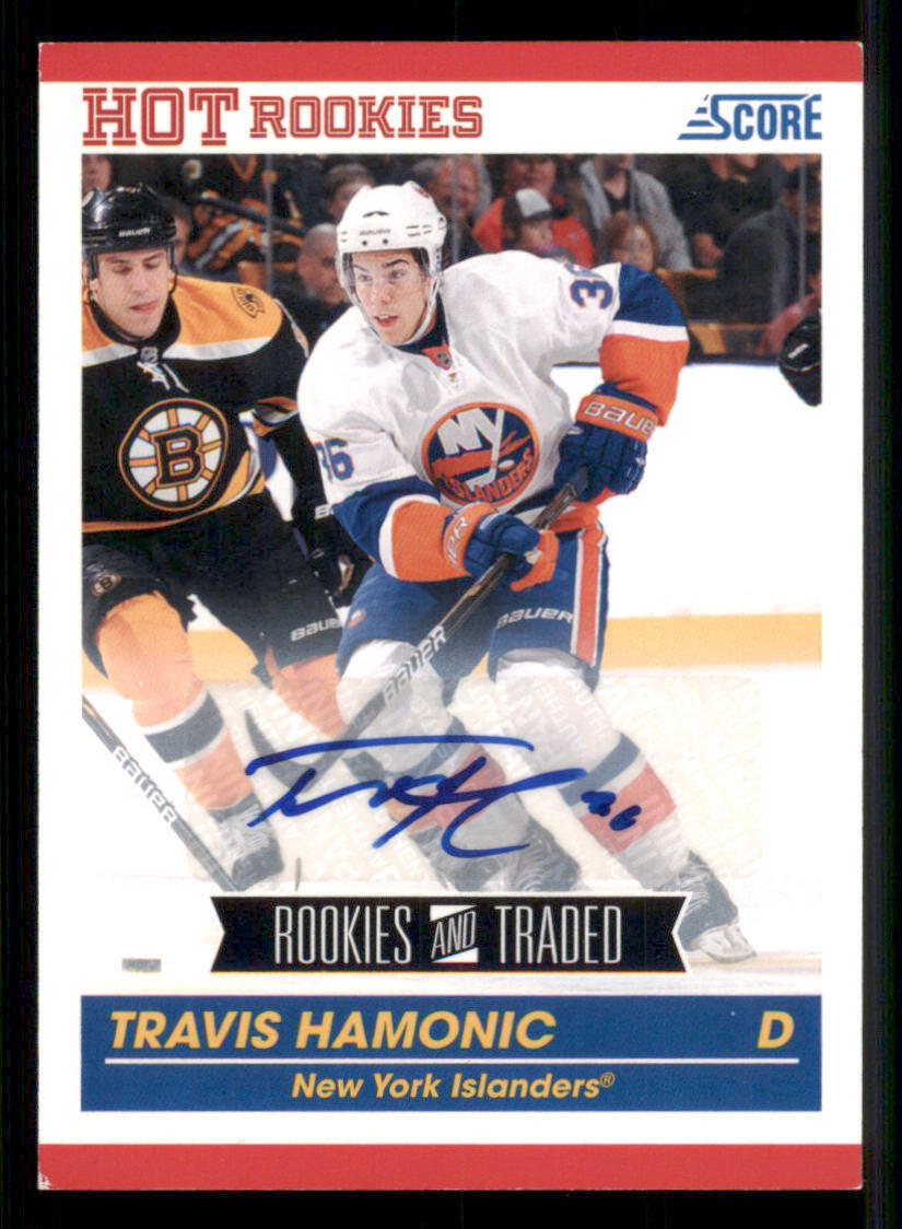 2010-11 Score Signatures #618 Travis Hamonic